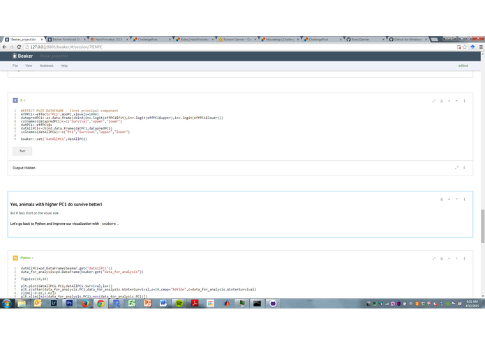 Beaker for biological data – screenshot 2