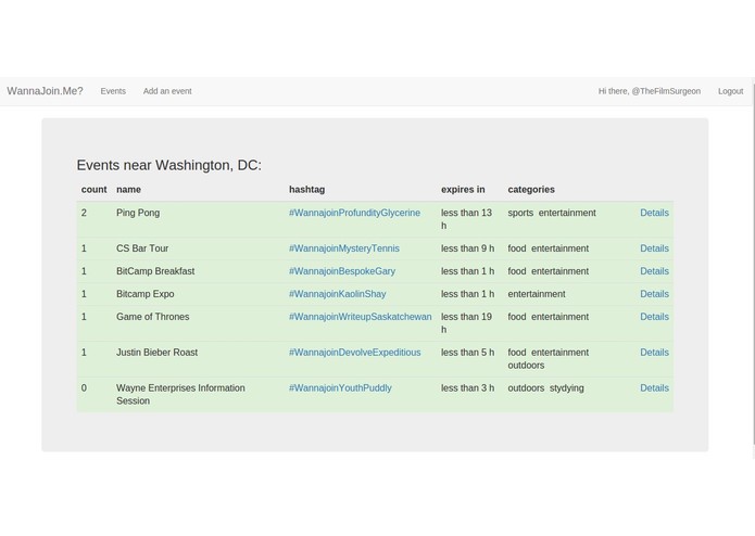 WannaJoin – screenshot 4