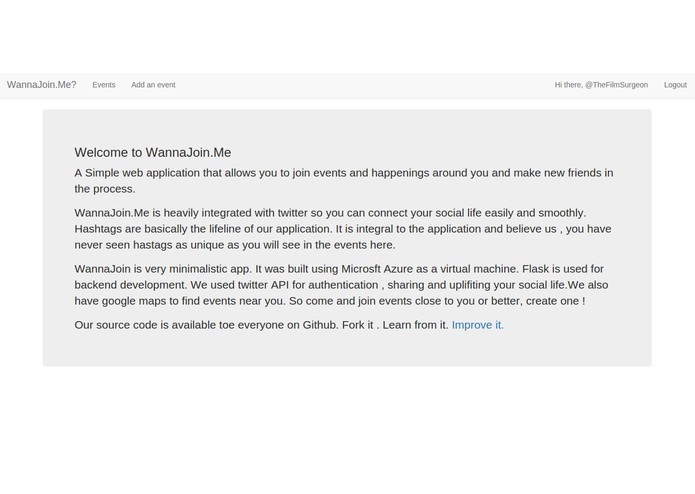 WannaJoin – screenshot 2