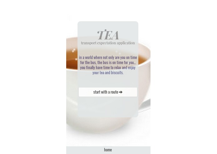TEA – screenshot 1