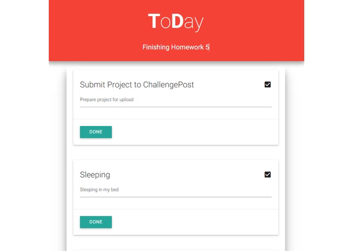 ToDay – screenshot 1