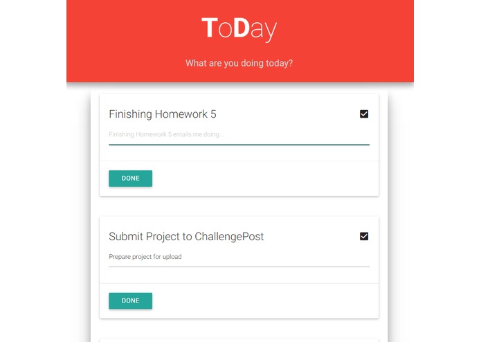 ToDay – screenshot 2