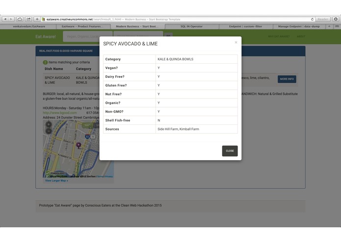Eat Aware – screenshot 2