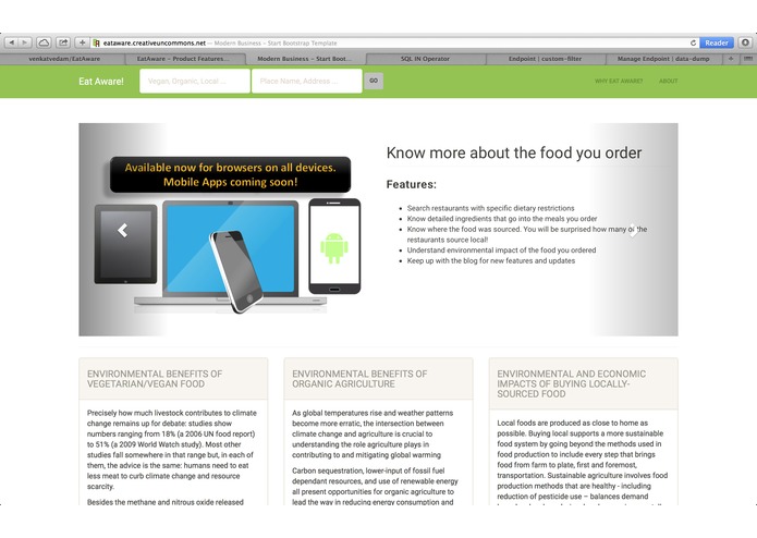 Eat Aware – screenshot 1