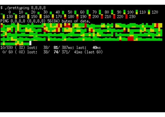 prettyping – screenshot 1