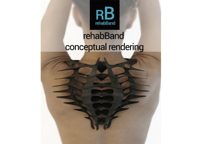 rehabBand e-textile product for medical & personal use – screenshot 1