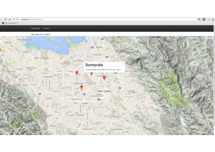 TowHee: A Volunteer Match App – screenshot 2