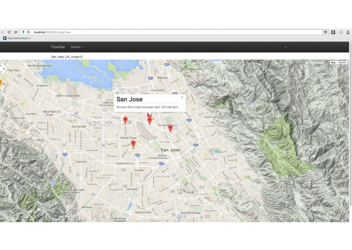 TowHee: A Volunteer Match App – screenshot 3