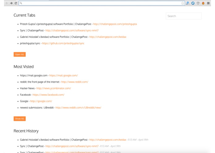 Sync – screenshot 1