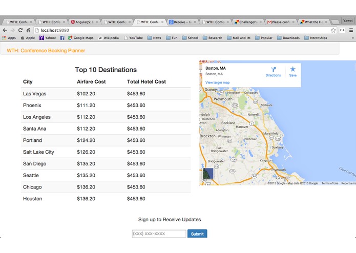Conference Planner – screenshot 2