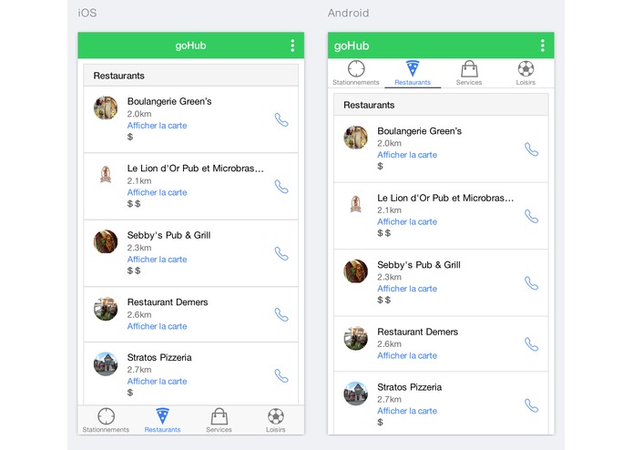 goHub – screenshot 1