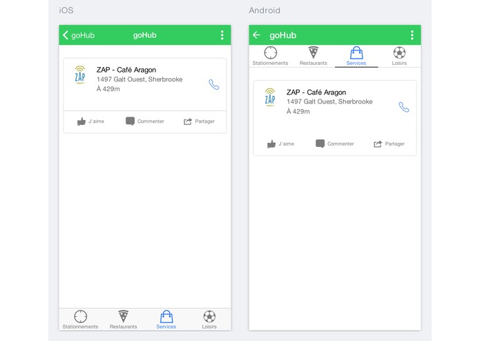 goHub – screenshot 2