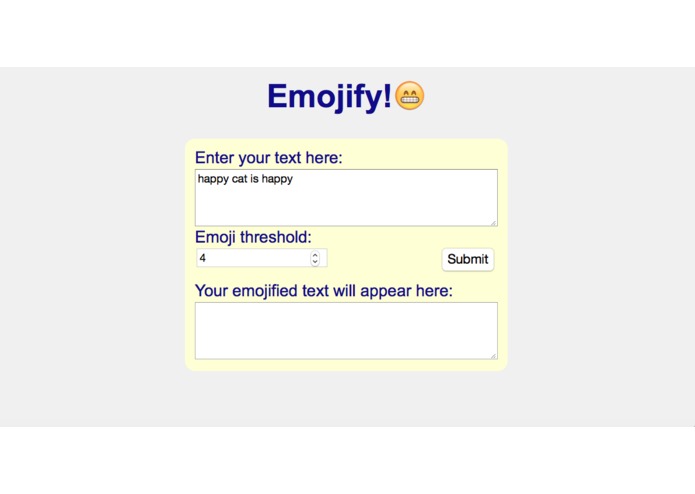 Emojify – screenshot 2