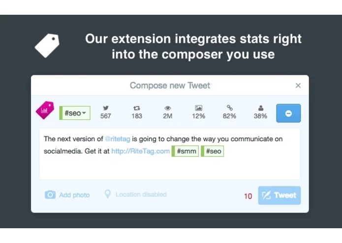RiteTag Browser Extensions – screenshot 3