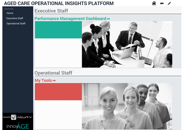 Aged Care Operational Insights Platform – screenshot 1