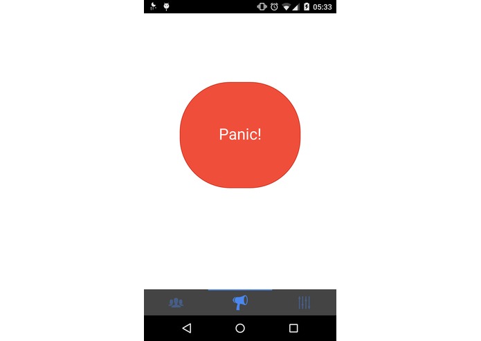PanicApp – screenshot 1