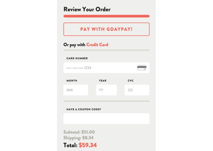 GdayPay – screenshot 1