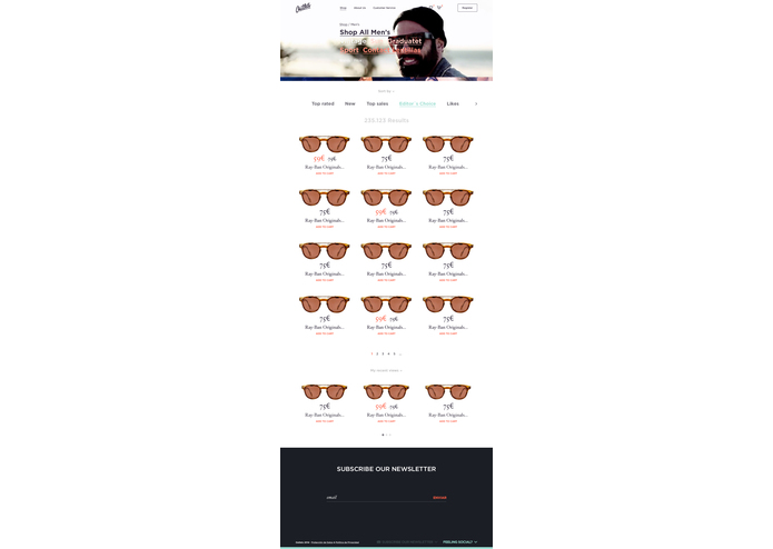 Outlets Theme – screenshot 1