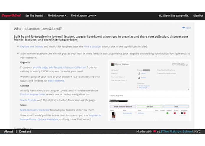 lacquer-lover – screenshot 2