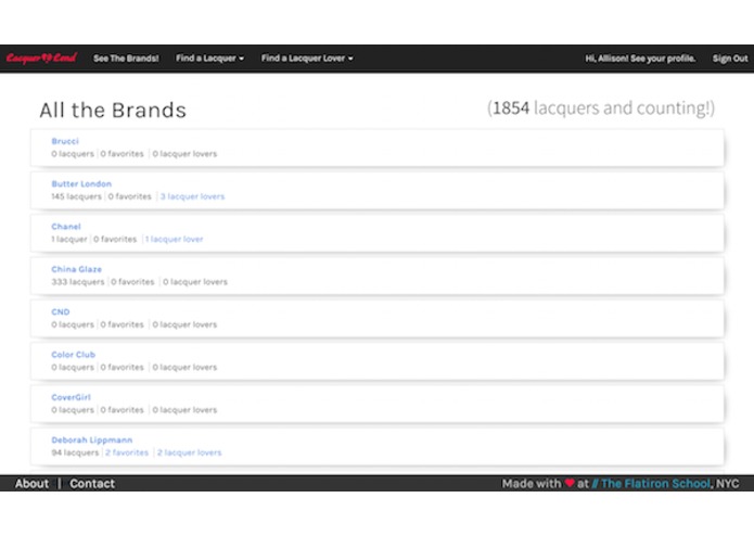 lacquer-lover – screenshot 3