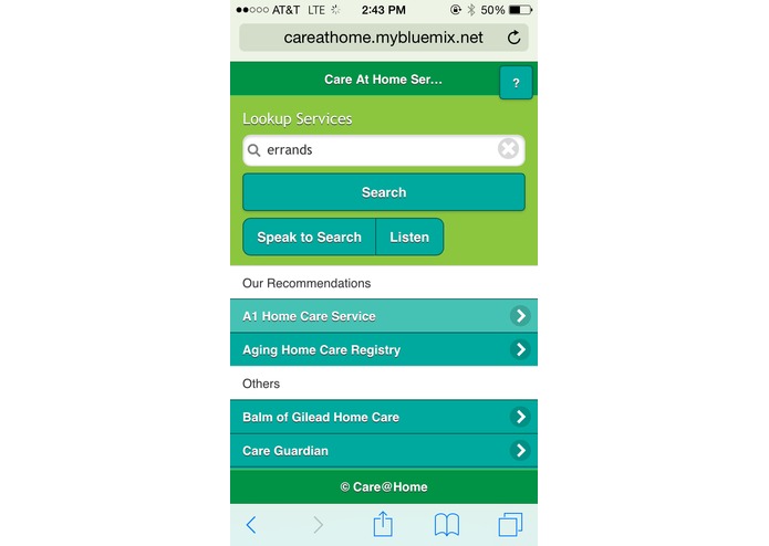 Care At Home App – screenshot 1