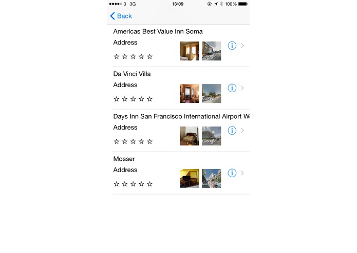 SimpleHotelFinder – screenshot 2