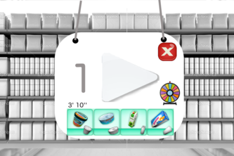 Supermarket shopping list : hidden objects in Virtual reality.