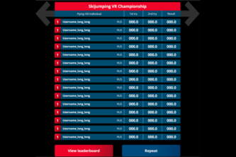 VR Sports: Ski Jumping