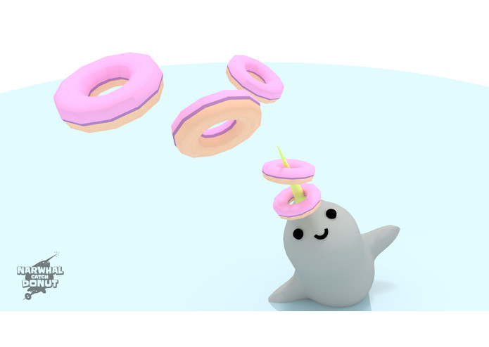 Narwhal Catch Donut – screenshot 2
