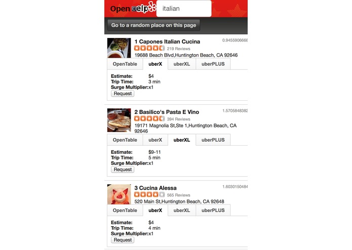 Open Uelp – screenshot 1