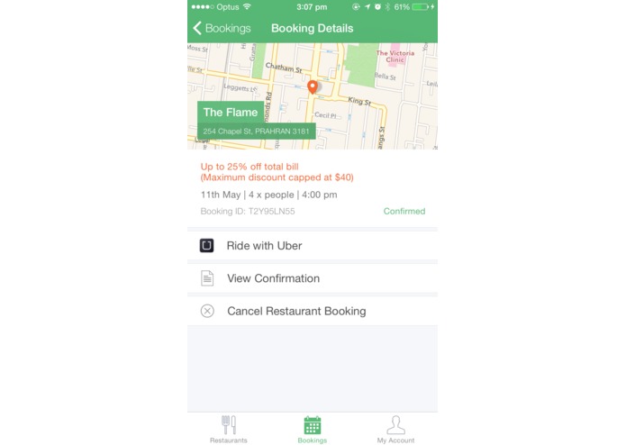 Yumtable - Restaurant Table Bookings (Now with Uber!) – screenshot 2