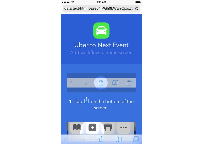 Workflow – screenshot 3