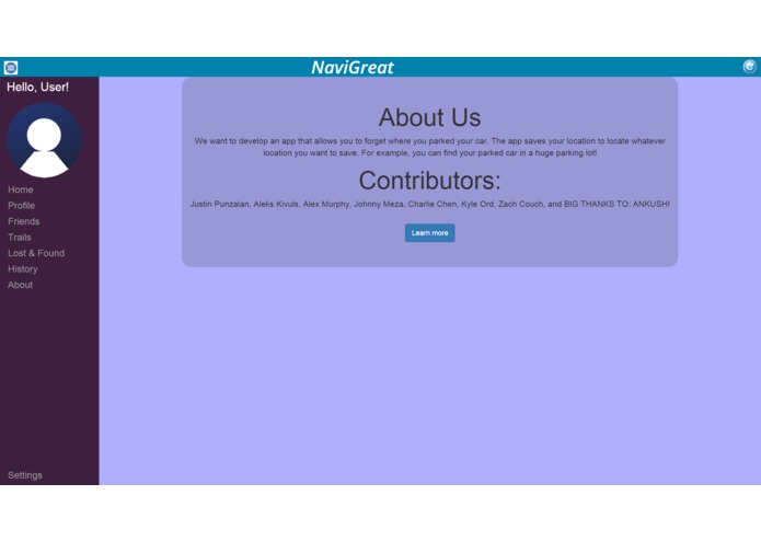 NaviGreat – screenshot 1