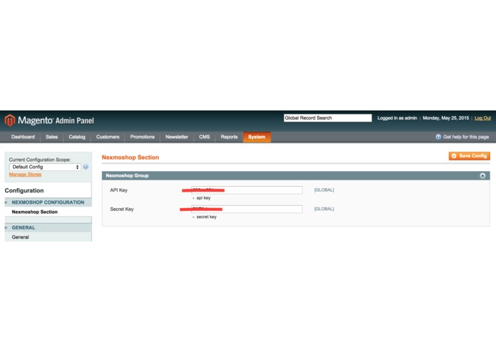 Nexmoshop - Securing Magento with Nexmo – screenshot 4