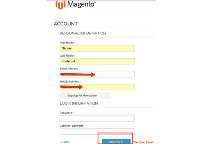 Nexmoshop - Securing Magento with Nexmo – screenshot 5