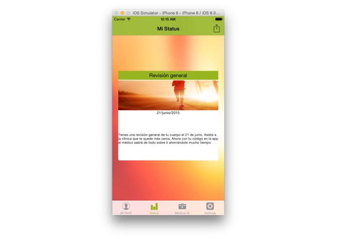 MedicID – screenshot 1