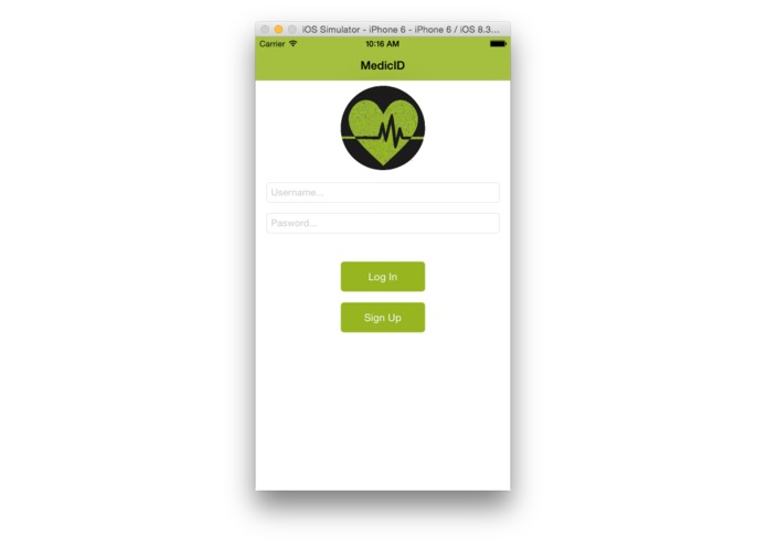 MedicID – screenshot 2