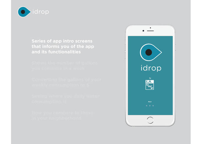 iDrop- LADWP-water usage visualization platform – screenshot 5