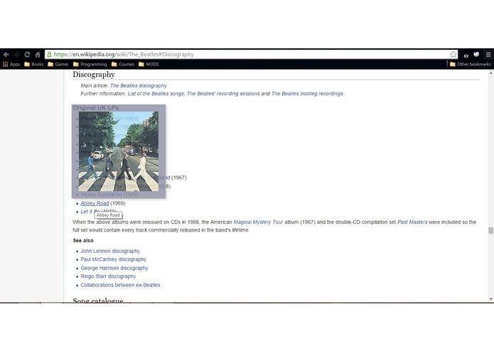WikiPeeks – screenshot 1