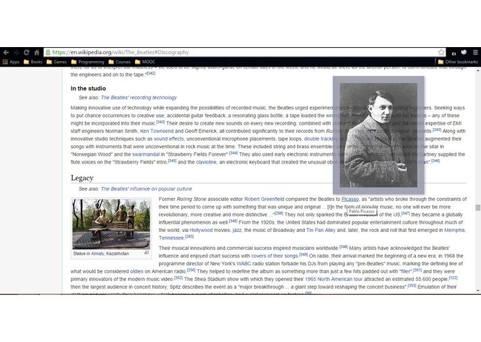 WikiPeeks – screenshot 3