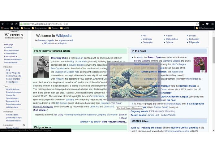 WikiPeeks – screenshot 4
