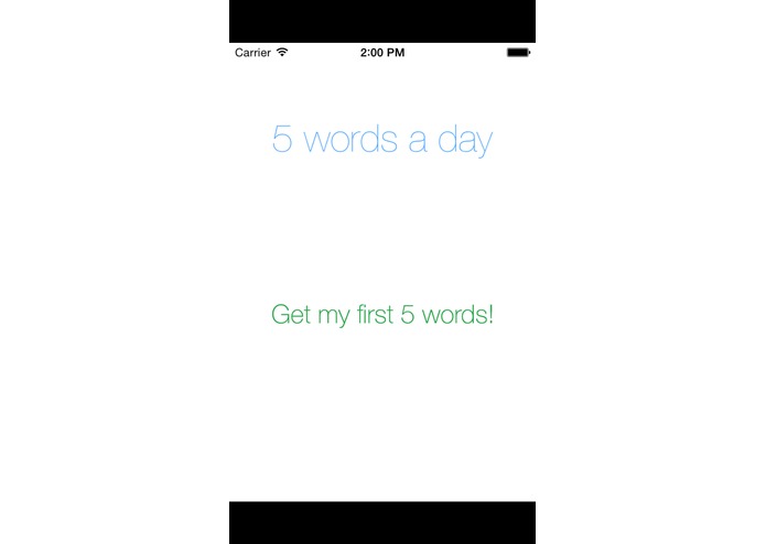 5 Words a Day – screenshot 2