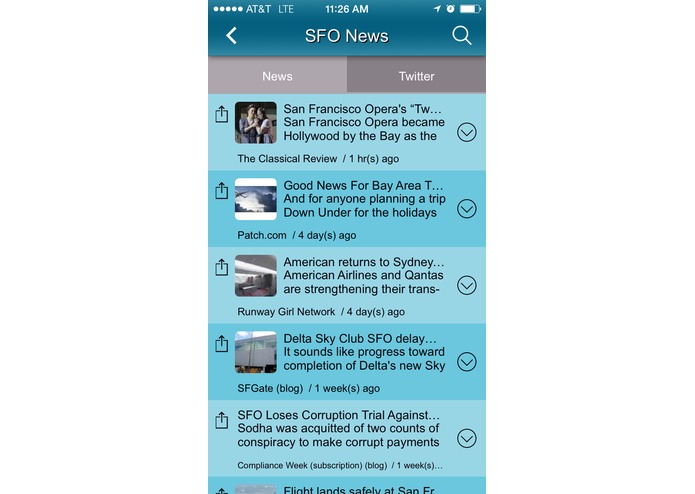 The SFO App – screenshot 6