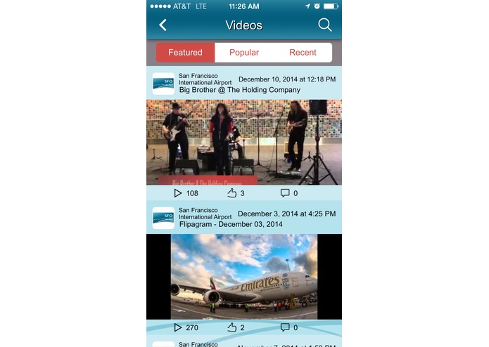 The SFO App – screenshot 7