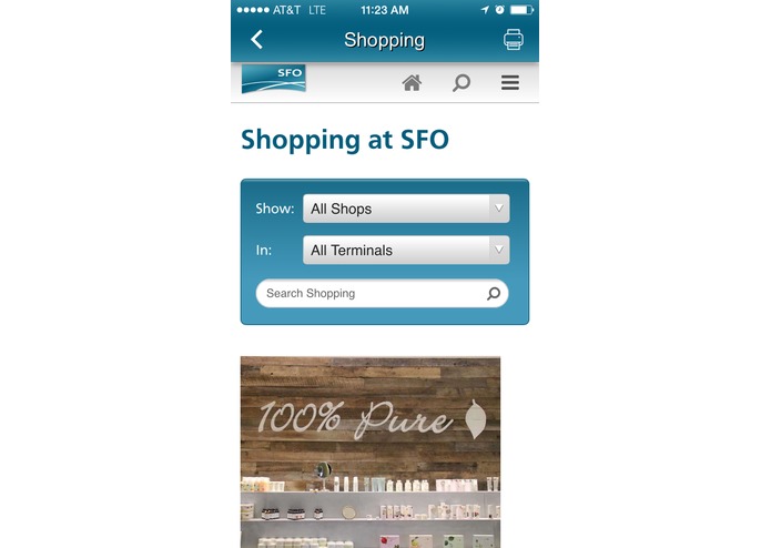The SFO App – screenshot 13