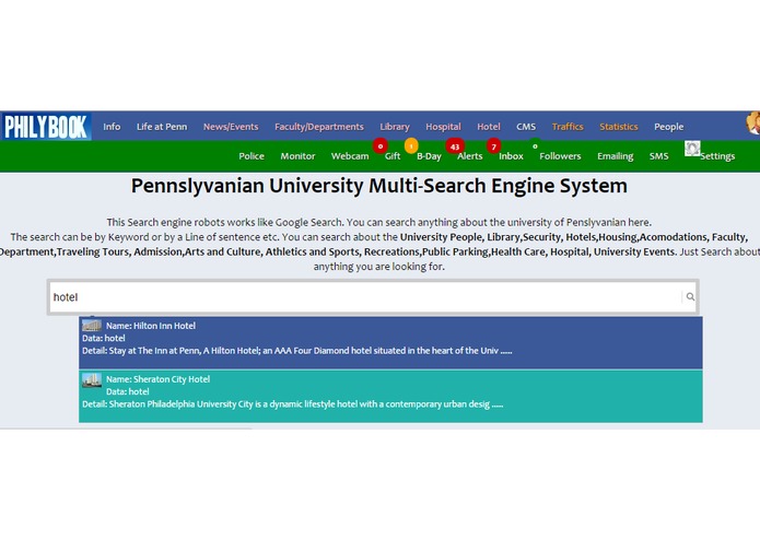 PhilyBook – screenshot 1