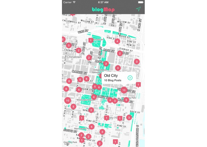 blogMap | Philadelphia – screenshot 1