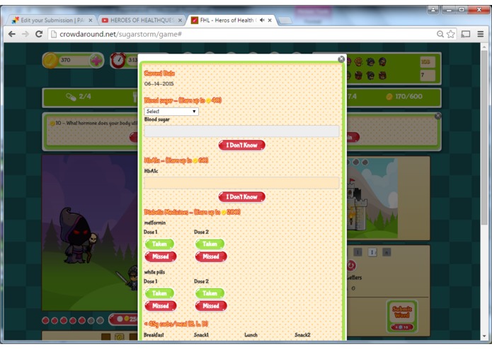 Heroes of Healthquest: Sugar Storm – screenshot 1