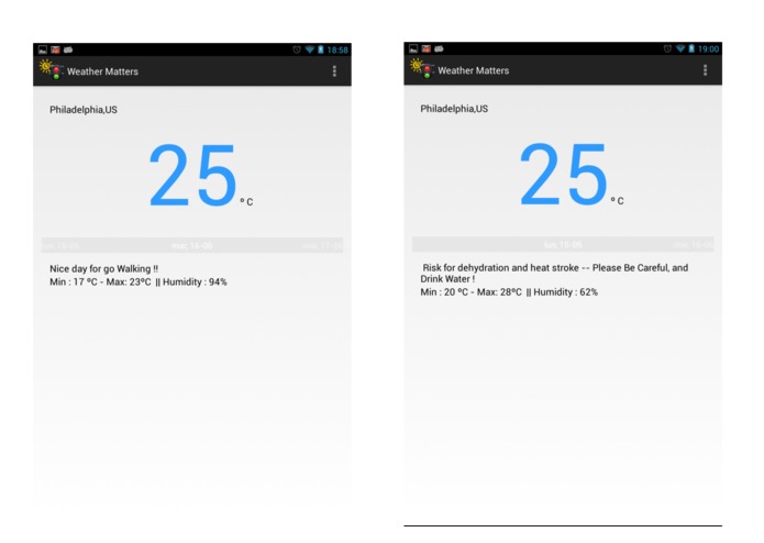 Weather Matters ( Diabetes ) – screenshot 2