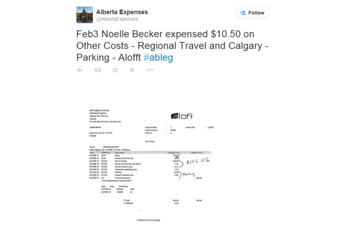 AlbertaExpenses – screenshot 1